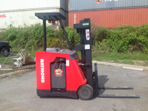 Raymond Stand Up Counterbalanced Electric Forklift
